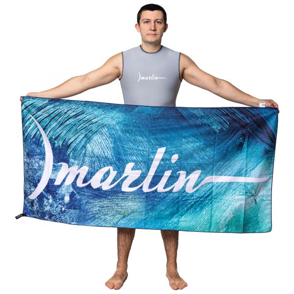 

Легкое компактное полотенце для пляжа Marlin Microfiber Beach Towel Colored 80х160