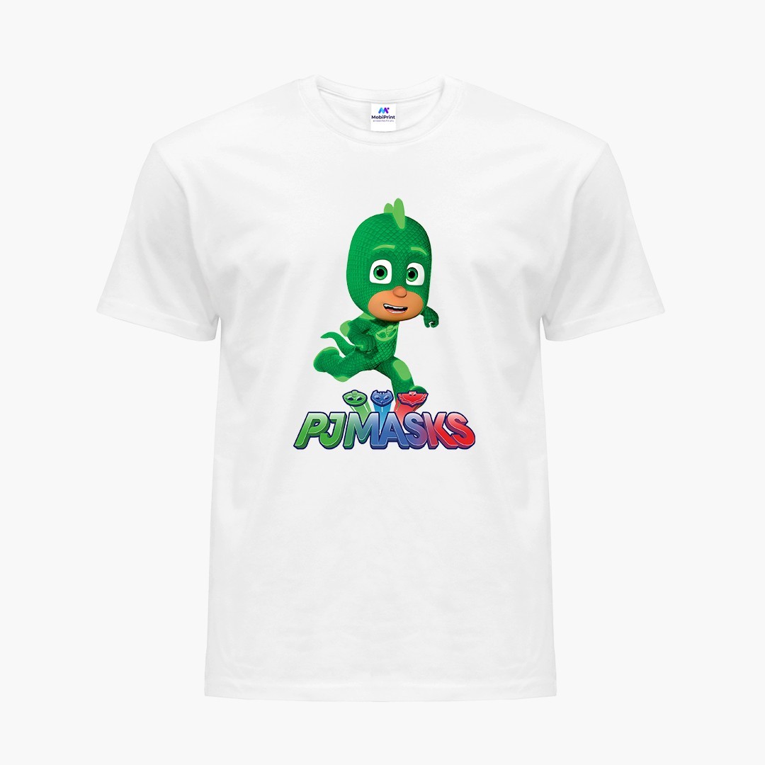 

Детская футболка Герои в масках (PJ Masks) (9224-1616) 122-128 см Хлопок Белый