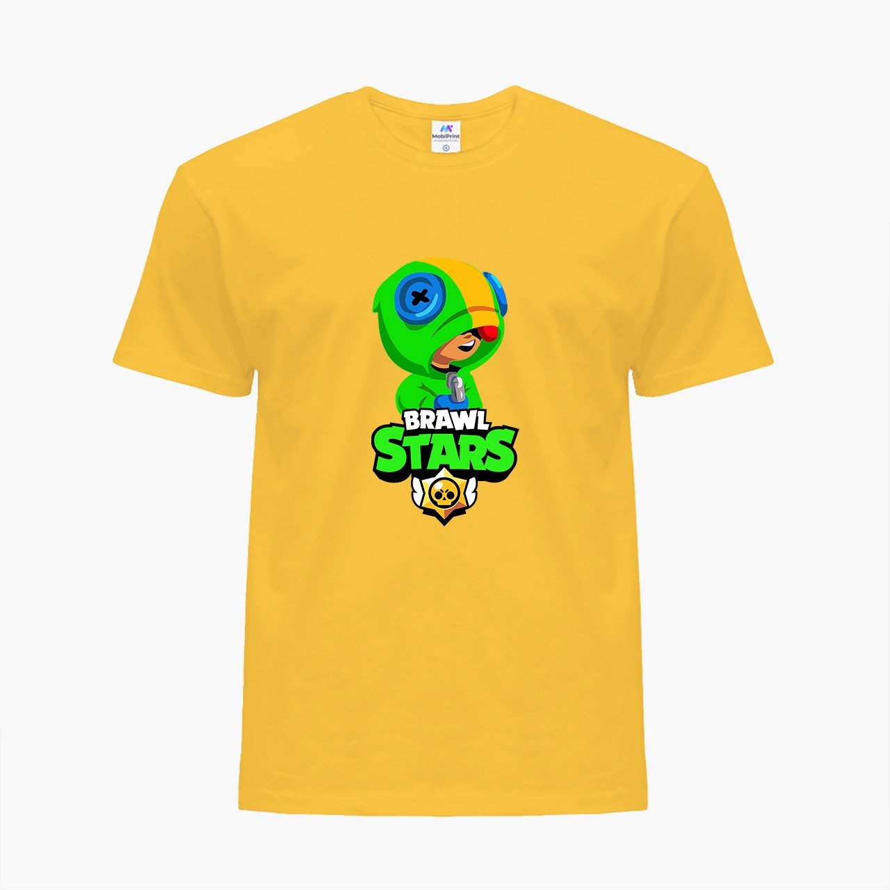 

Детская футболка Бравл Старс Леон Зеленый (Brawl Stars Leon Green) (25186-1015) 122-128 см Хлопок Желтый