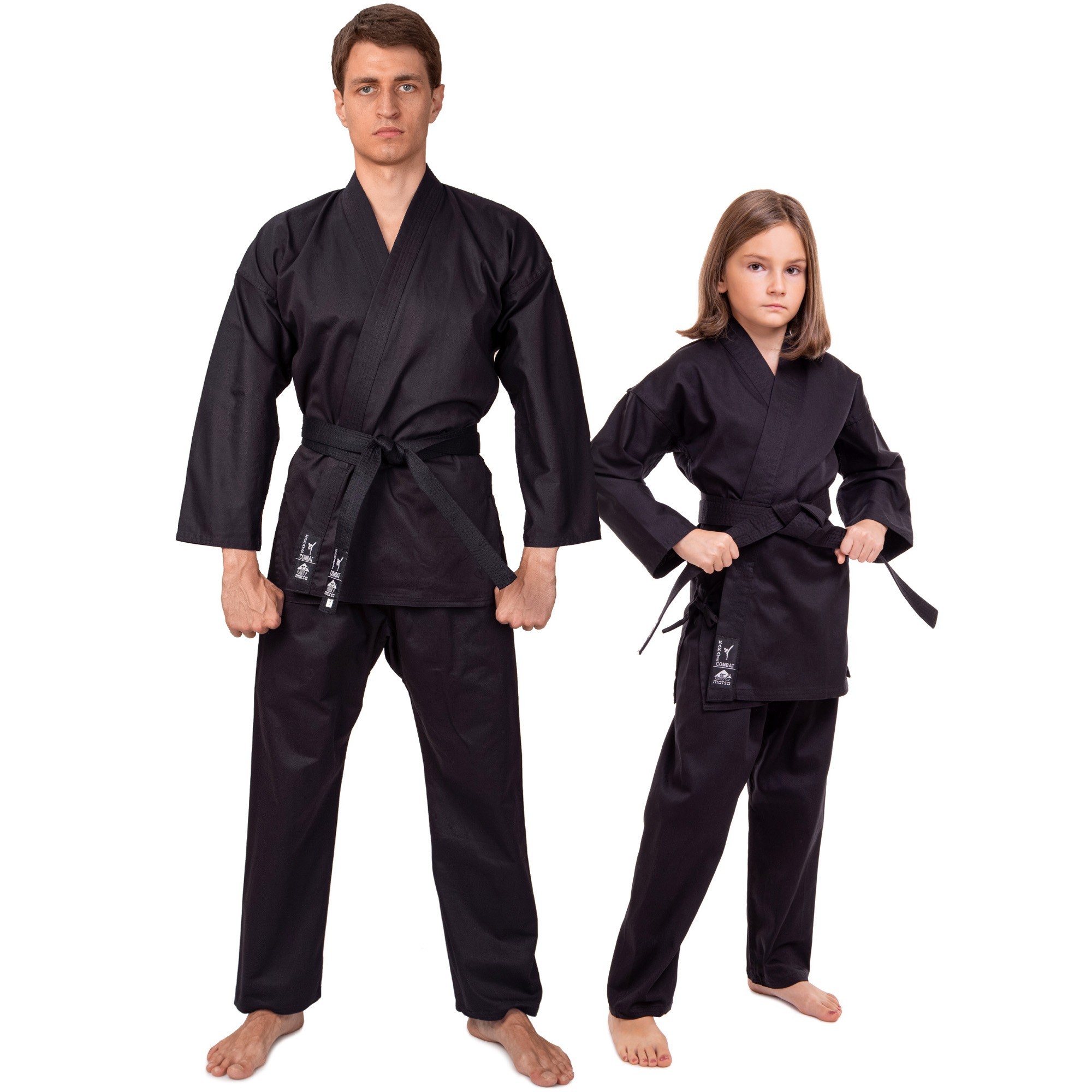 

Кимоно для каратэ MATSA MA-0017 170 см черный