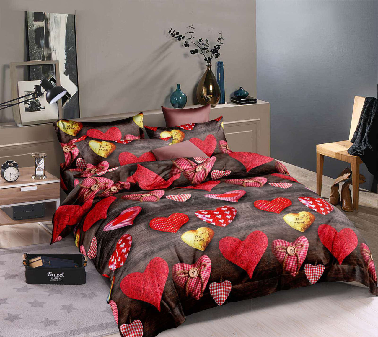 

Постельное белье двуспальное 180*220 ранфорс Sleep Well