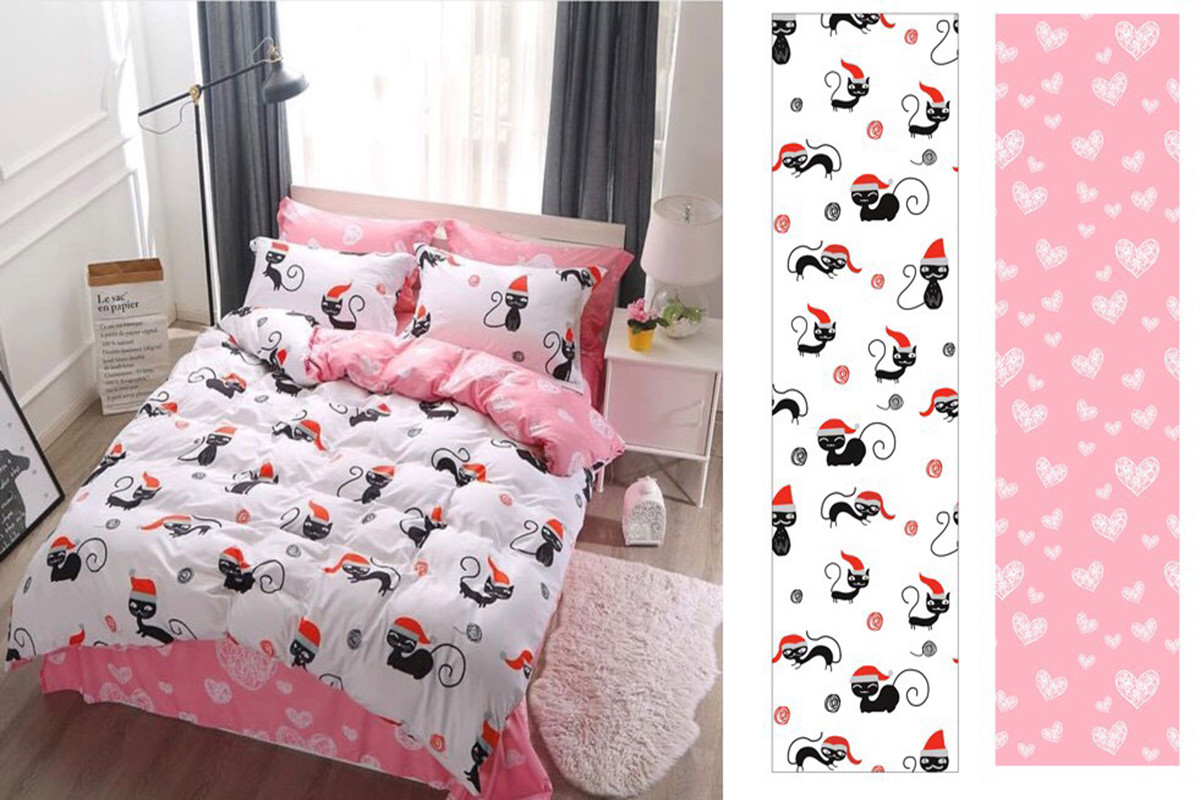 

Двуспальный комплект постельного белья евро 200*220 хлопок Sleep Well