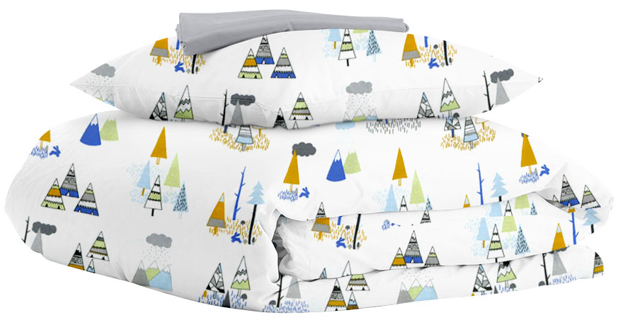 

Комплект постельного белья Cosas Wigwam Forest Grey 160х220