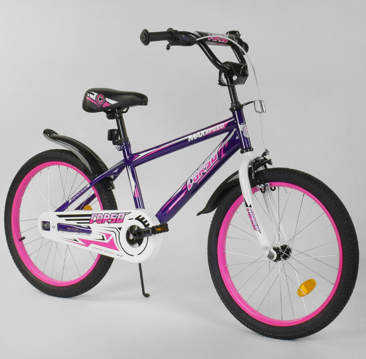 

Велосипед детский CORSO 20" фиолетовый EX-20 N 3977