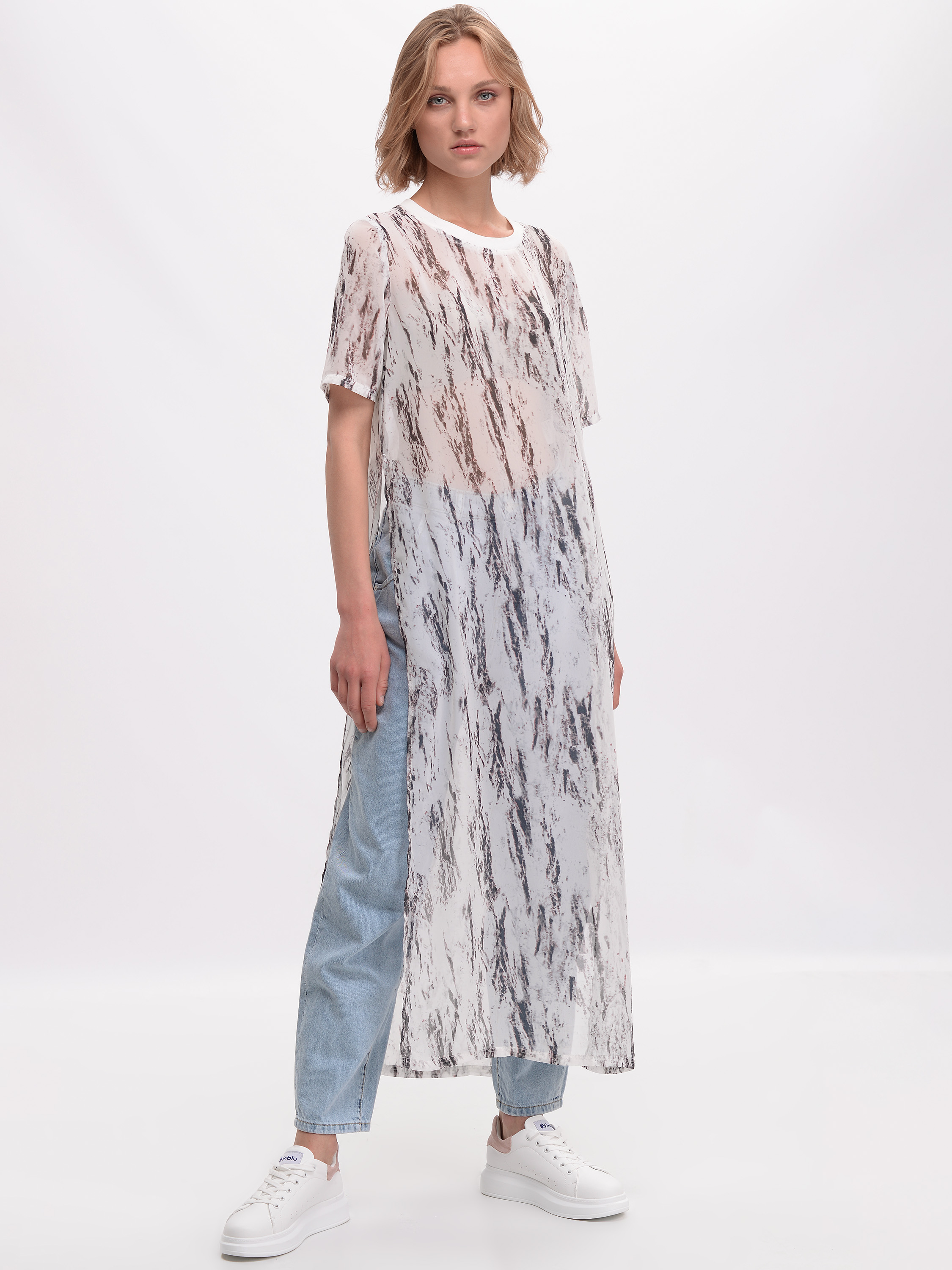 

Туника H&M 3hm05300211 38 Серая