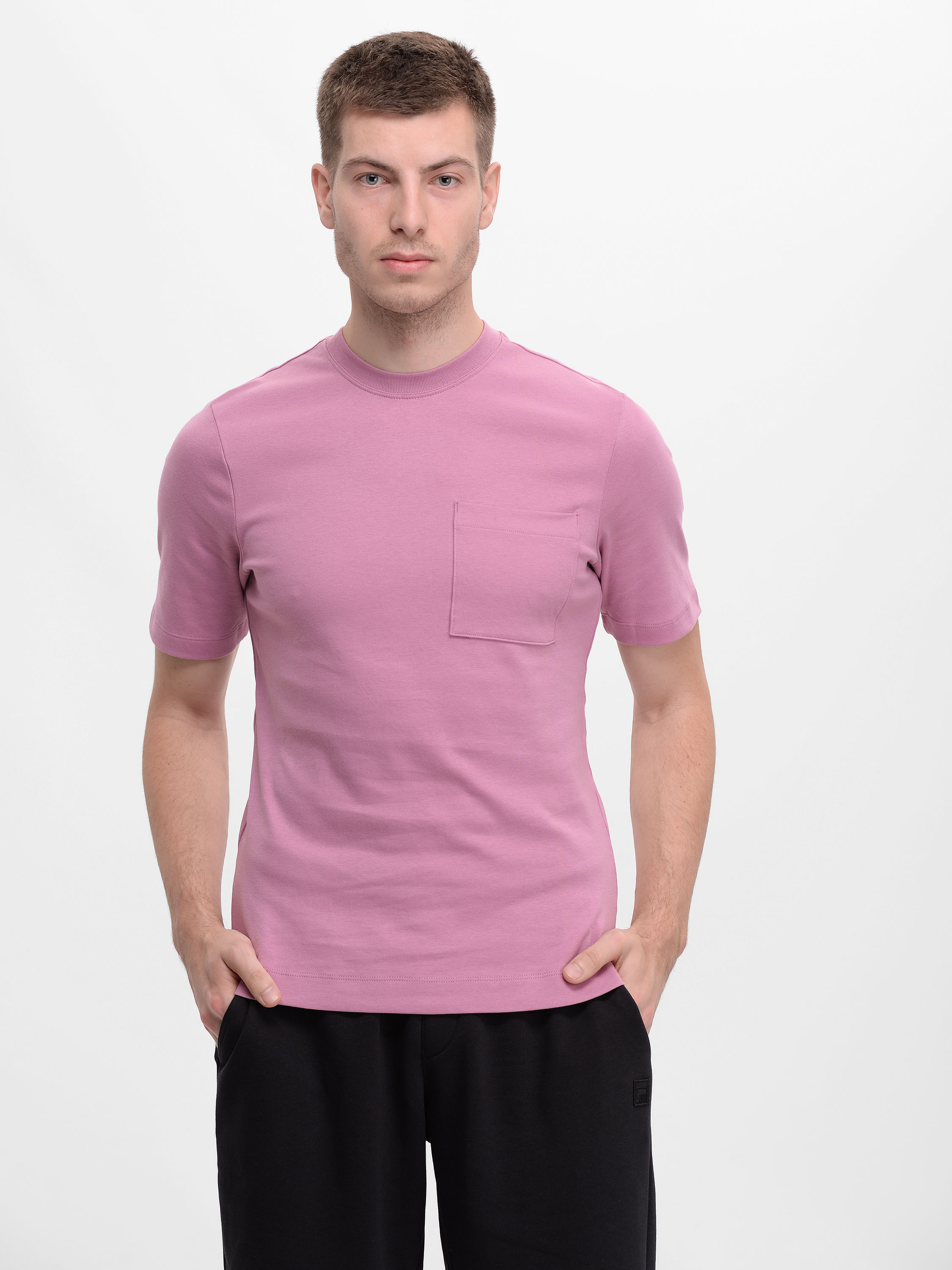 

Футболка H&M 3hm01120256  Сиреневая, Футболка H&M 3hm01120256 XS Сиреневая