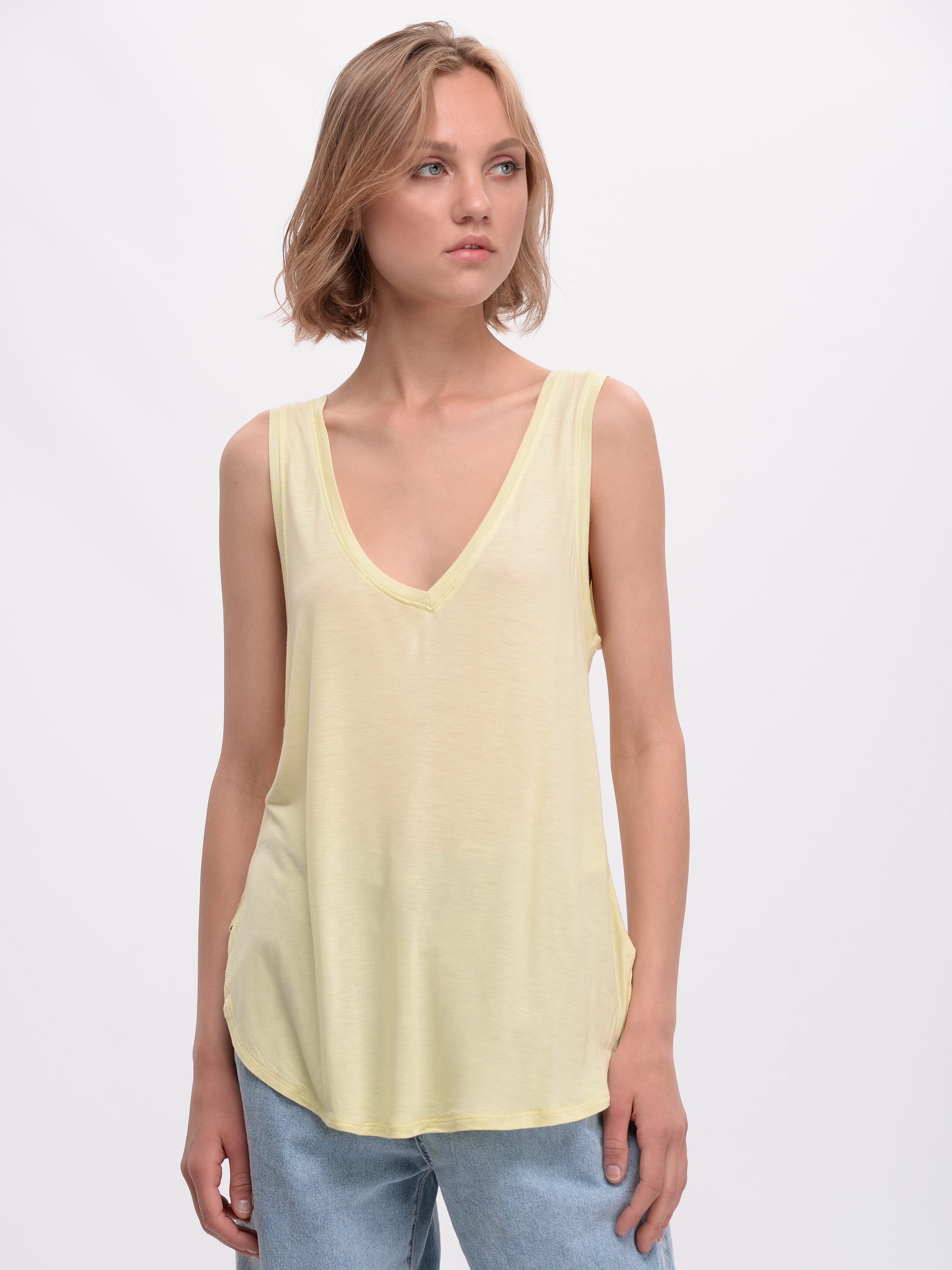 

Майка H&M 3hm06110256  Желтая, Майка H&M 3hm06110256 S Желтая