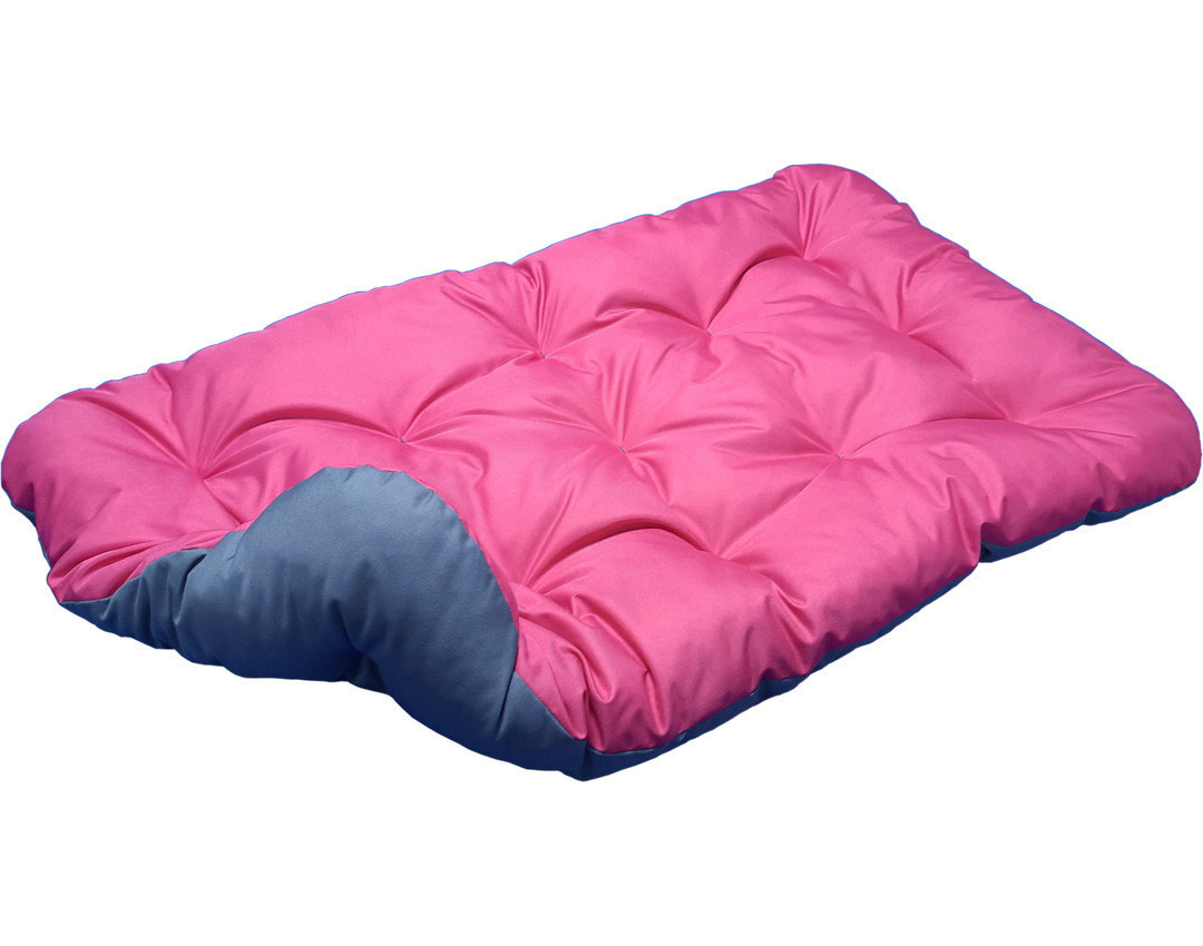 

Лежак для собак. Двусторонний Розовый + Cерый L