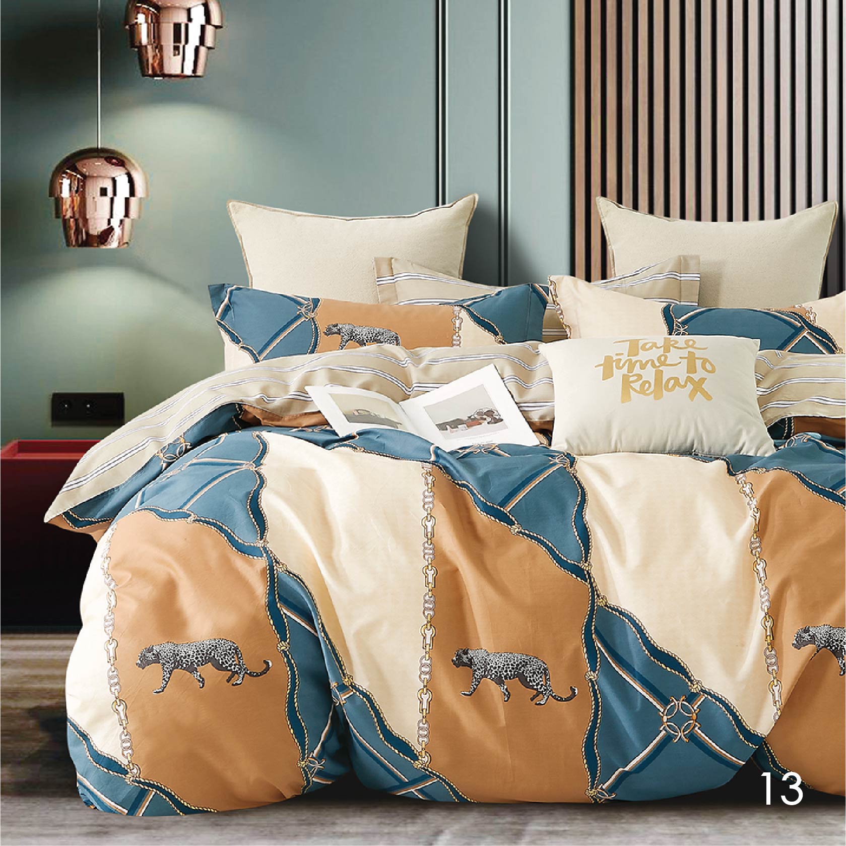 

Комплект постельного белья Isleep полуторный Сатин Twill 13