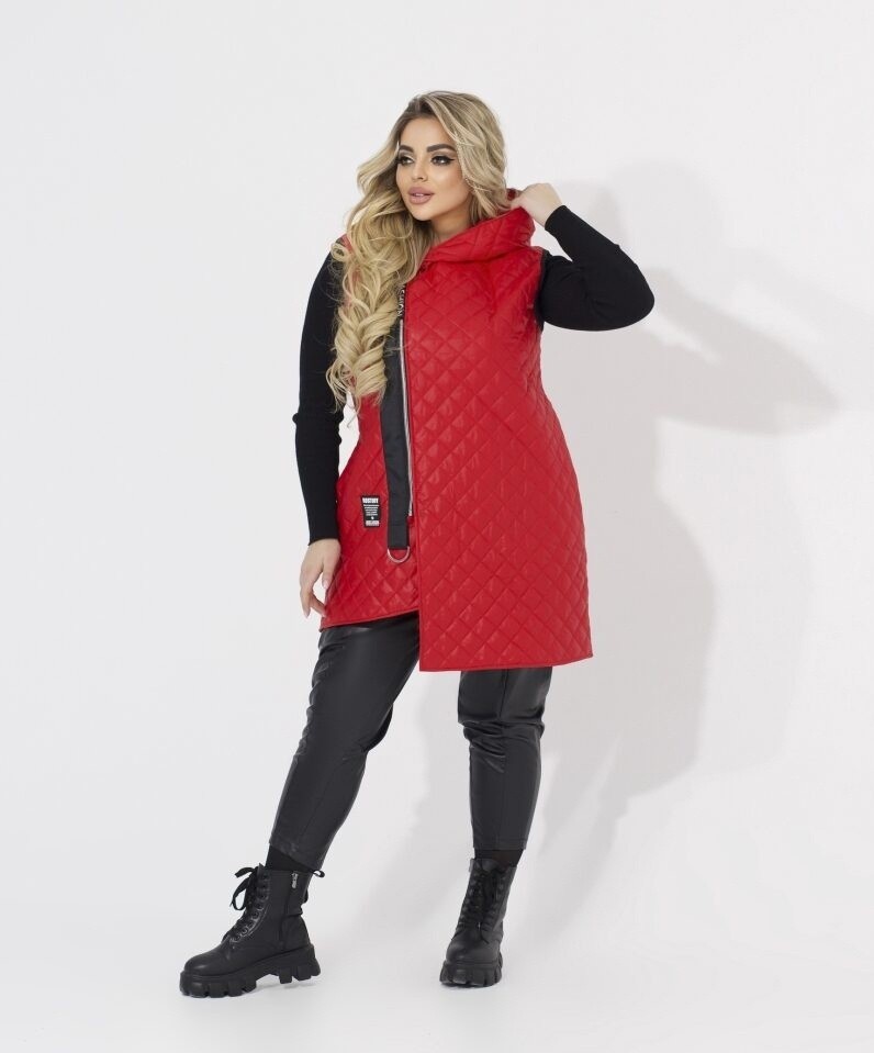 

Женский Жилет удлинённый Fashion АЕ-1713 Красный р.- 015382, Женский Жилет удлинённый Fashion АЕ-1713 Красный р.56-58 015382