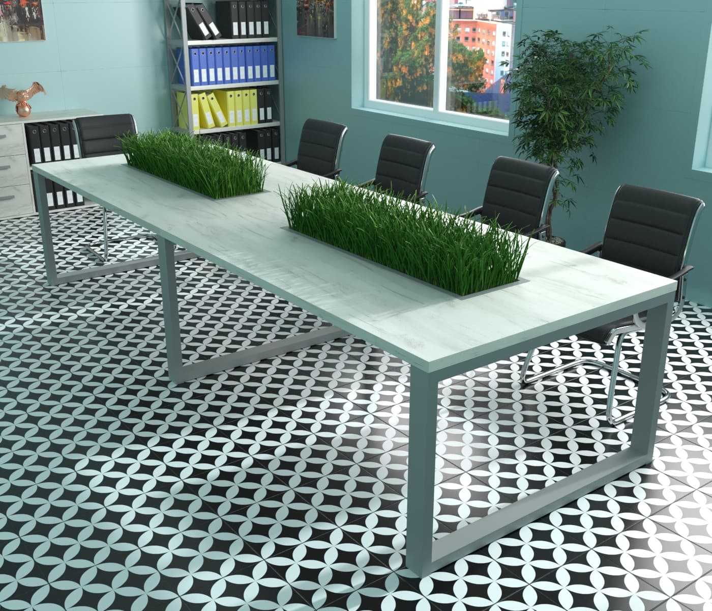 

Стол для переговоров Mister Loft Дрезден Green Line 120260