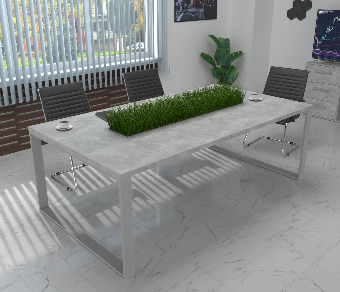 

Стол для переговоров Mister Loft Брюсель Green Line 110240