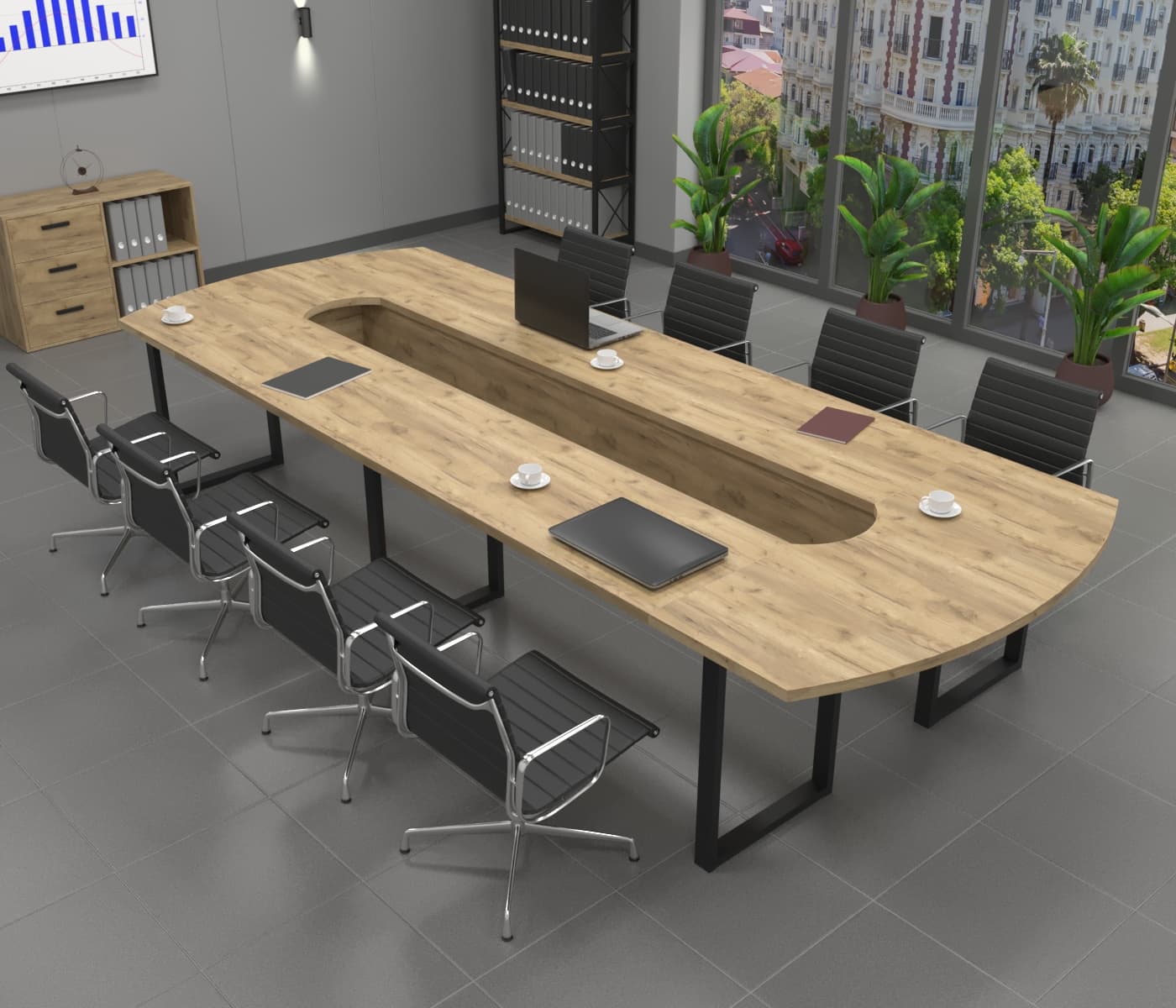 

Стол для переговоров Mister Loft Атлант BL 140300