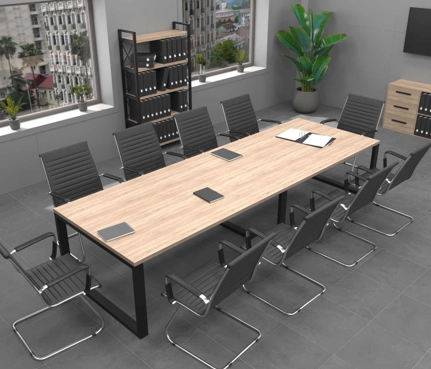 

Стол для переговоров Mister Loft Дрезден BL 120280