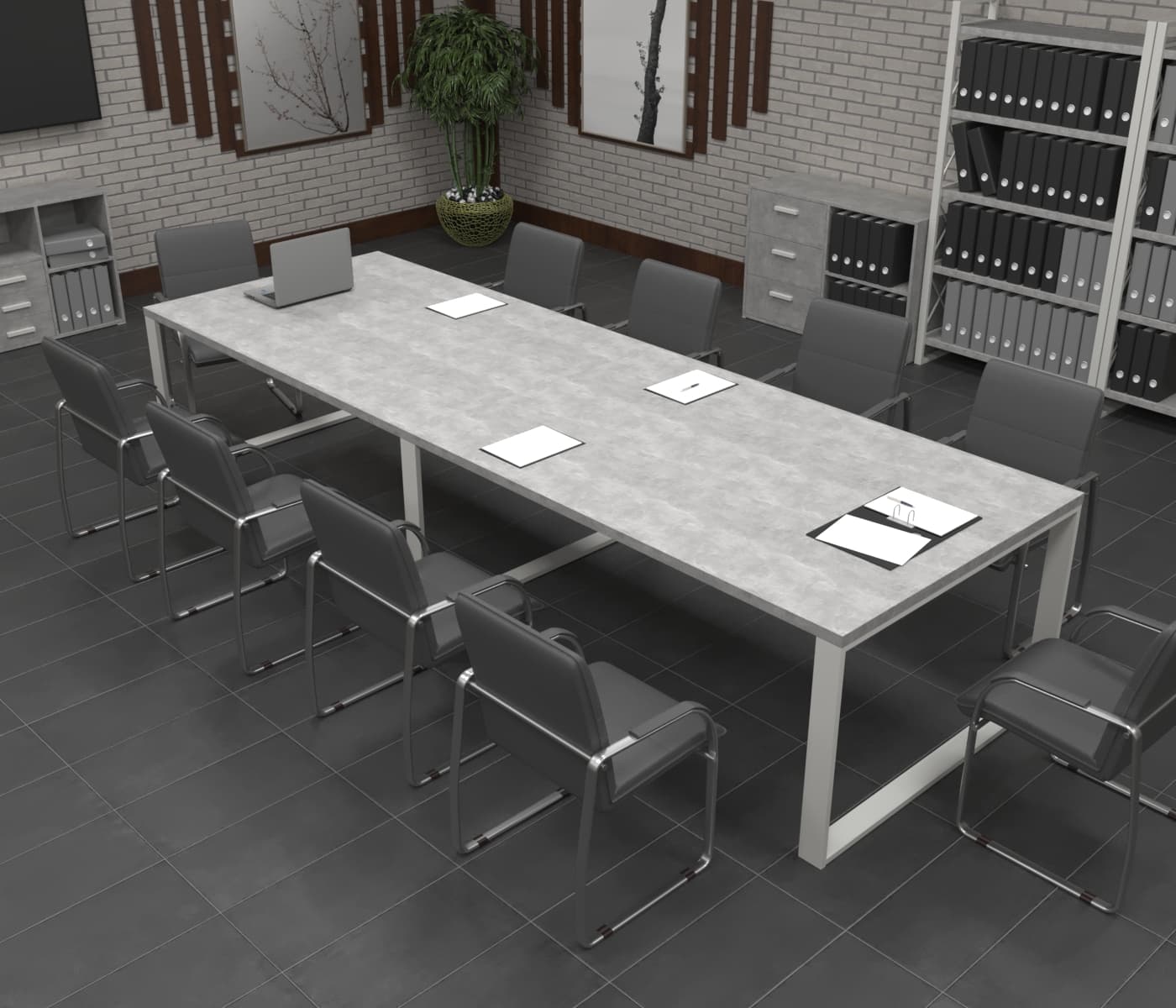 

Стол для переговоров Mister Loft Аскольд BL 100240