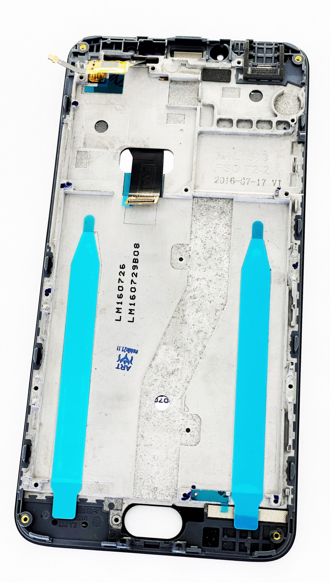 

Дисплей (экран) для Meizu M3 Note + тачскрин, черный, с передней панелью, 30 pin High Copy