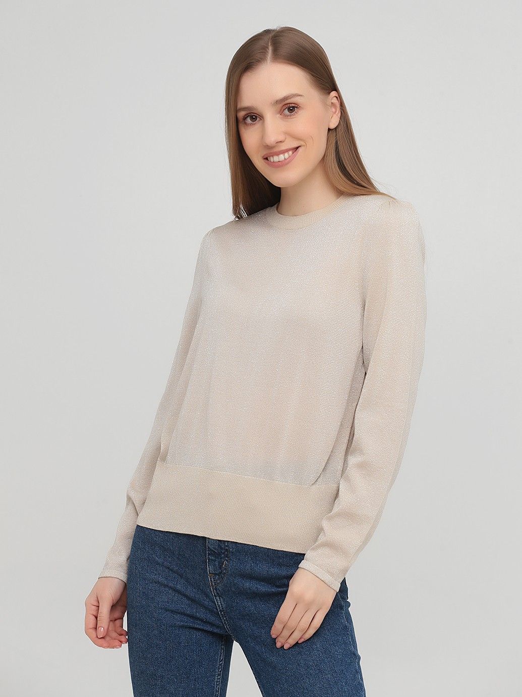 

Джемпер H&M 060793290  Светло-бежевый, Джемпер H&M 060793290 XS Светло-бежевый
