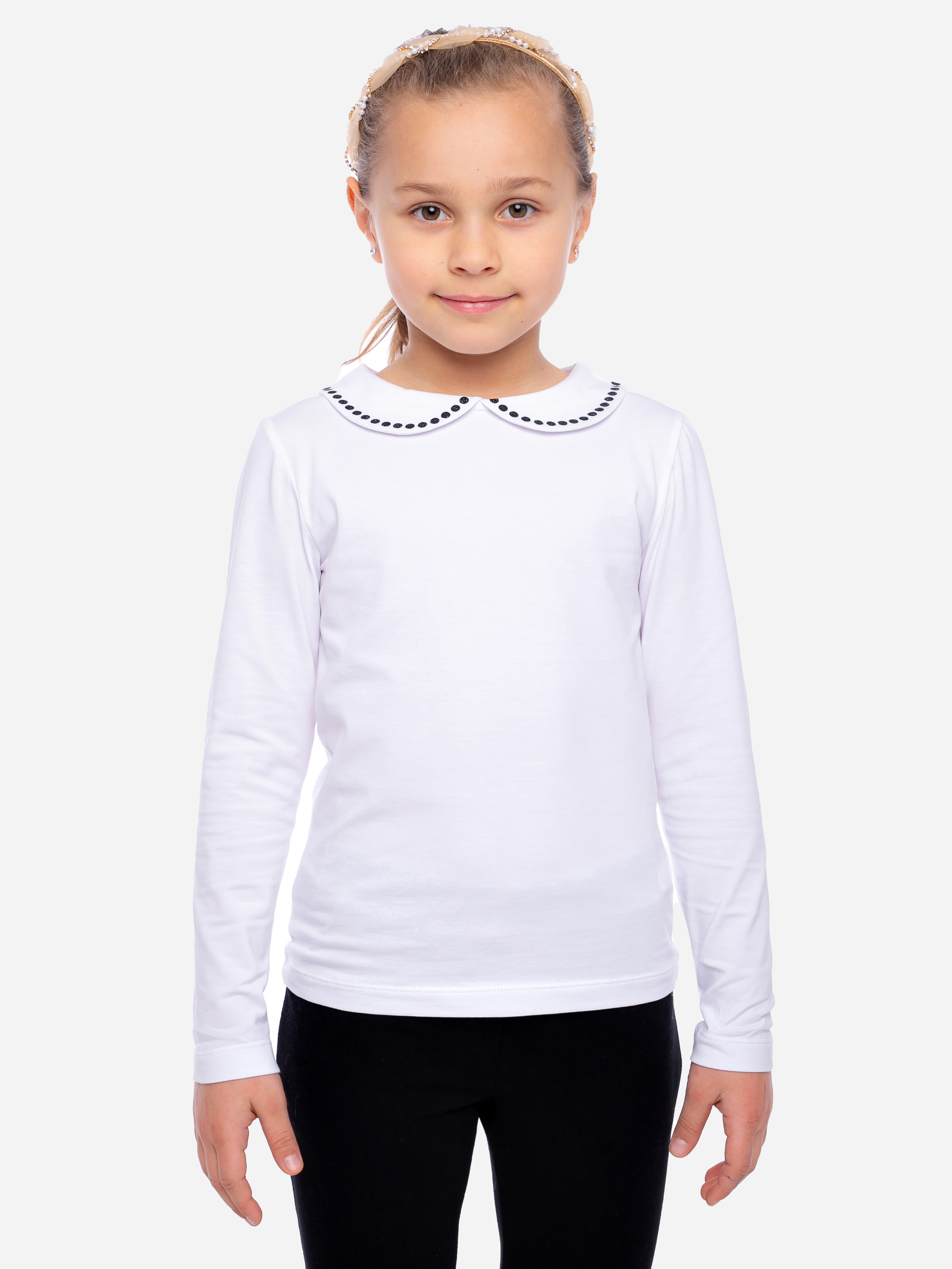 

Футболка с длинными рукавами Vidoli G-22945W 122 см Белая