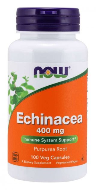 

Специальный продукт NOW Echinacea 400 mg Veg Capsules 100 капсул (477021)