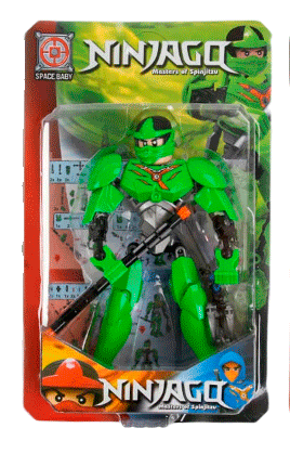 

Фигурка Ниндзяго Ллойд с оружием Ninjago Lloyd Зеленый Ниндзя