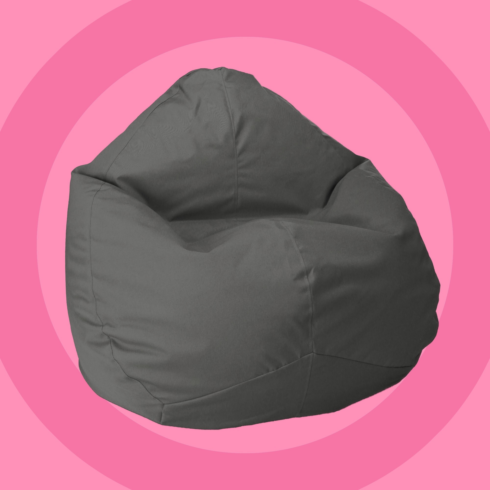 

Кресло мешок Груша Овал Softly Широкий XL 150x120 Серый Оксфорд 600 D PU