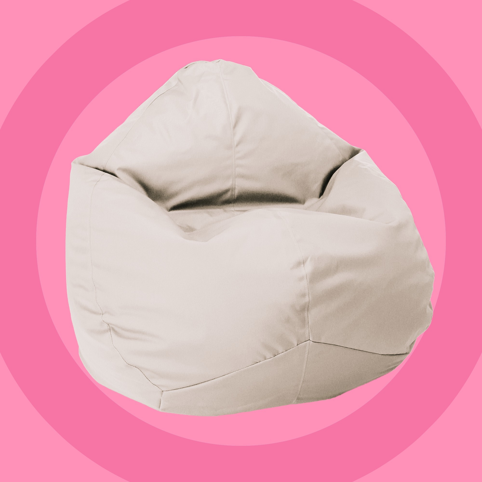 

Кресло мешок Груша Овал Softly Широкий XL 150x120 Белый Оксфорд 600 D PU