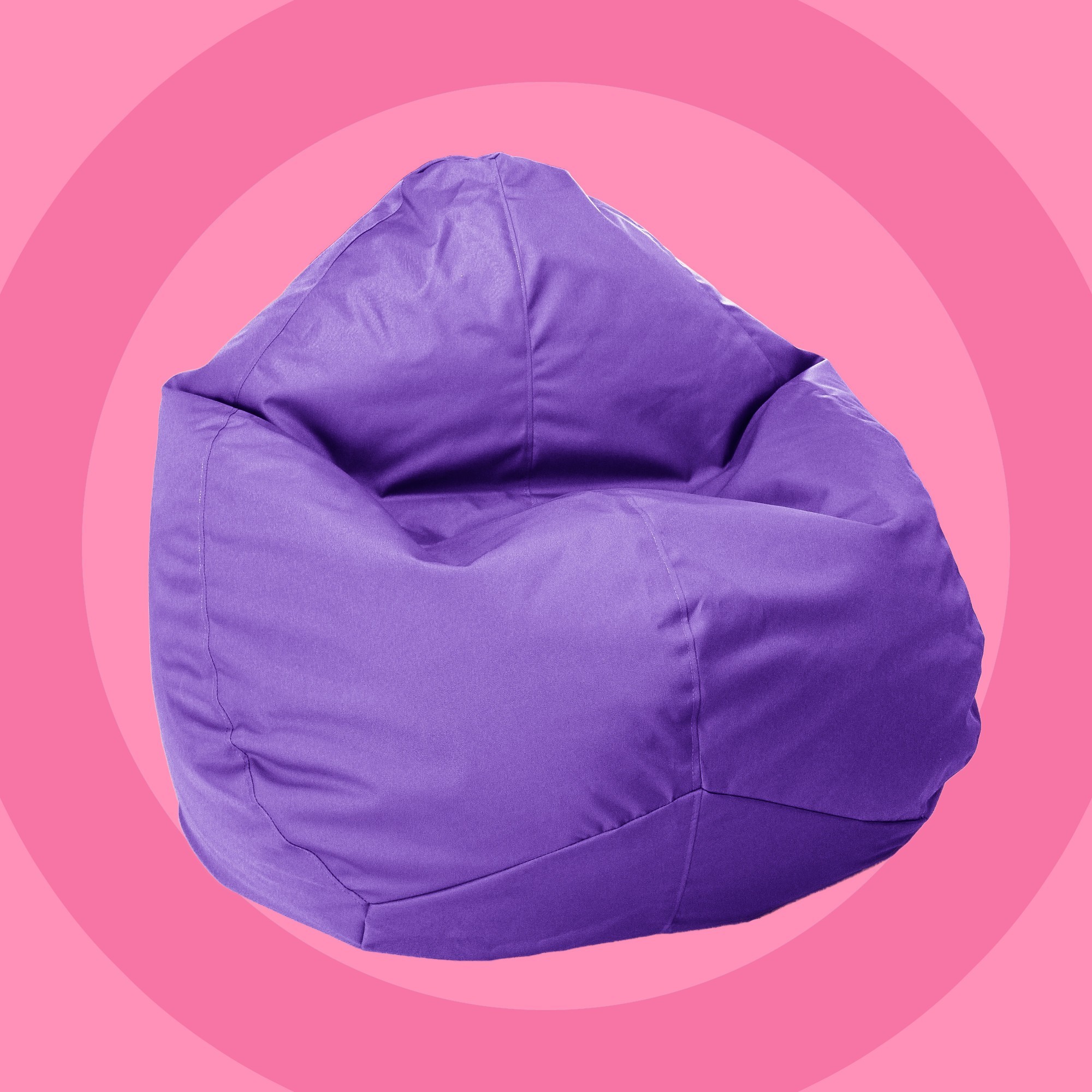 

Кресло мешок Груша Овал Softly Широкий XL 150x120 Фиолетовый Оксфорд 600 D PU