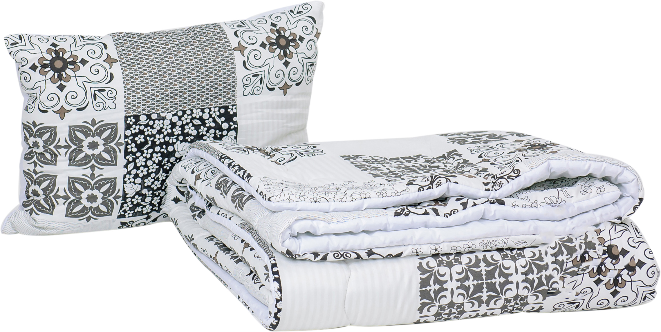 

Набор хлопковый Modern Зима №3682 Print Line Isabella (одеяло + подушка средняя) 140х205+50х70