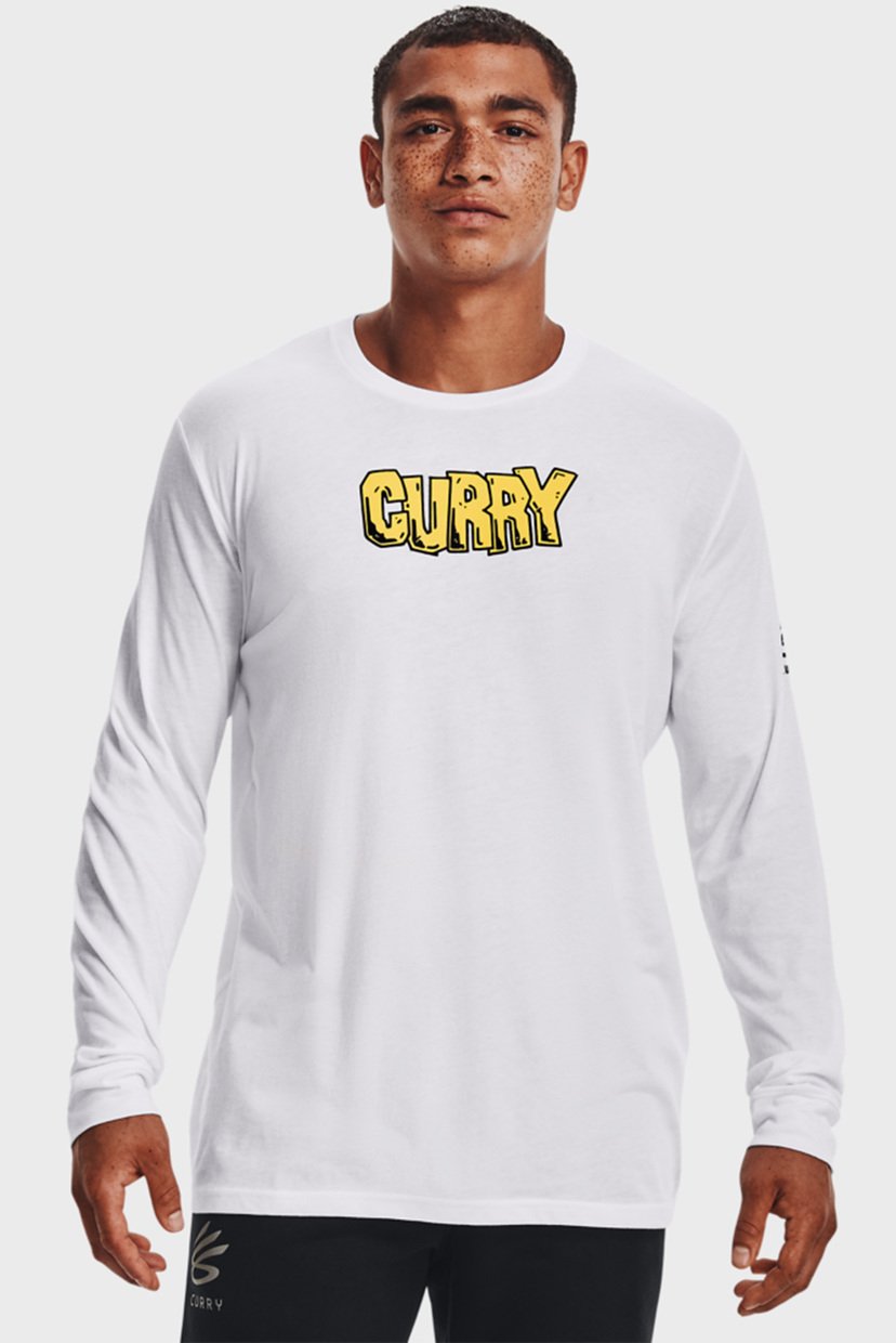 

Мужской белый лонгслив CURRY COUNT LS TEE Under Armour XXL 1371250-100