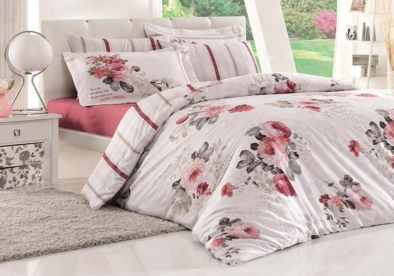 

Комплект постельного белья евро First Choice Cotton Satin Duru 200х220 (39)