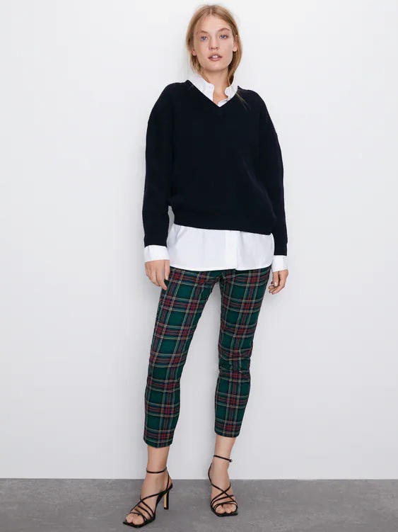 

Брюки Zara 1608-427-500  Зеленые, Брюки Zara 1608-427-500 XL Зеленые