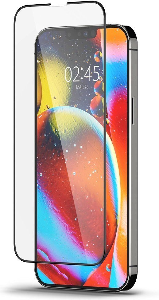 

Spigen Защитное стекло для Apple iPhone 13 Pro Max tR Slim FCHD, Black