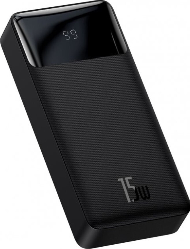 

Внешний аккумулятор Baseus 20000mAh 15W Display (PPDML-J01) чёрный