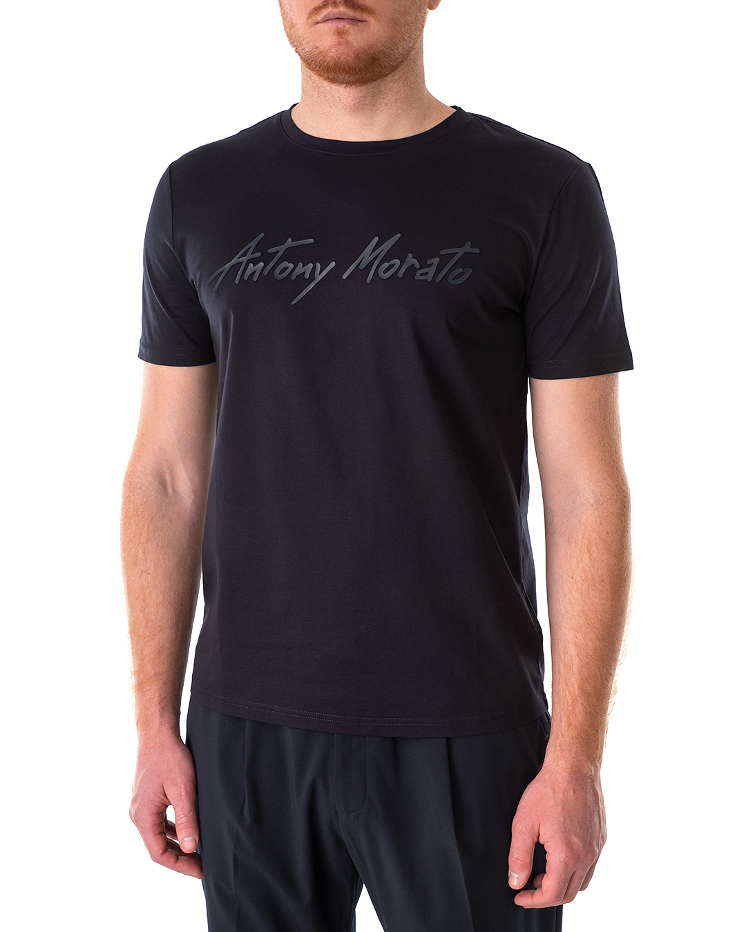 

Футболка чоловіча кор. рукав ANTONY MORATO (MMKS01858-FA100084-7073/22-1) Синій XXL