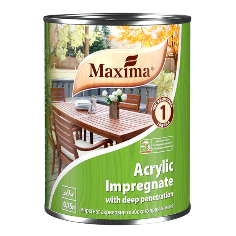 

Импрегнат акриловый глубокого проникновения Maxima зеленый 3л
