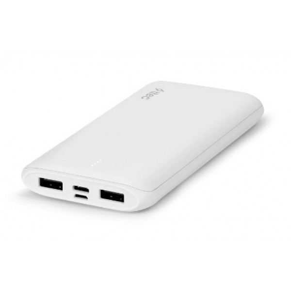 

Универсальная мобильная батарея Ttec 10000mAh PowerSlim Duo White