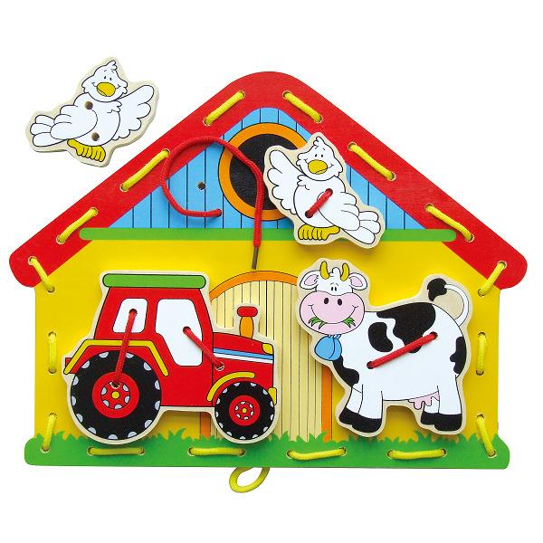 

Шнуровка Viga Toys 'Ферма' (59027)