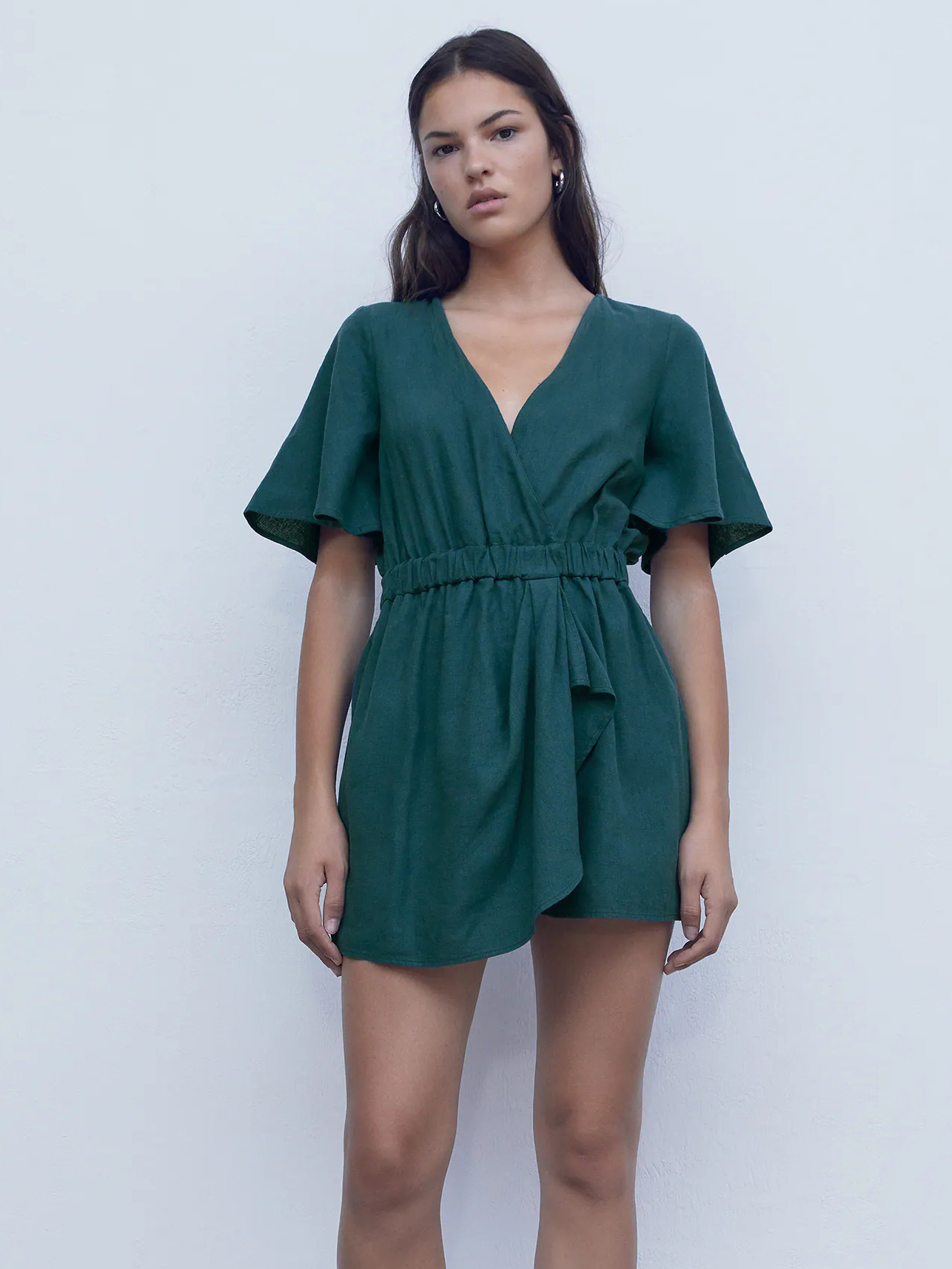 

Комбинезон Zara 0387-157-409  Темно-бирюзовый, Комбинезон Zara 0387-157-409 S Темно-бирюзовый