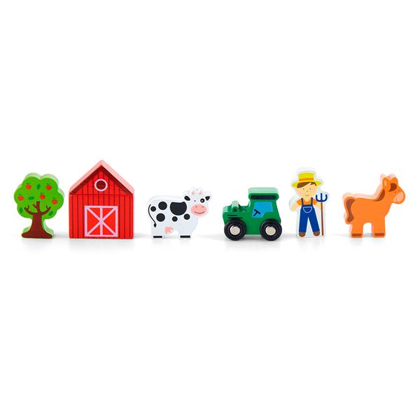 

Дополнительный набор к ж/д Viga Toys 'Ферма' (50812)