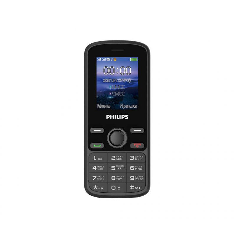 

Мобильный телефон Philips Xenium E111 Black
