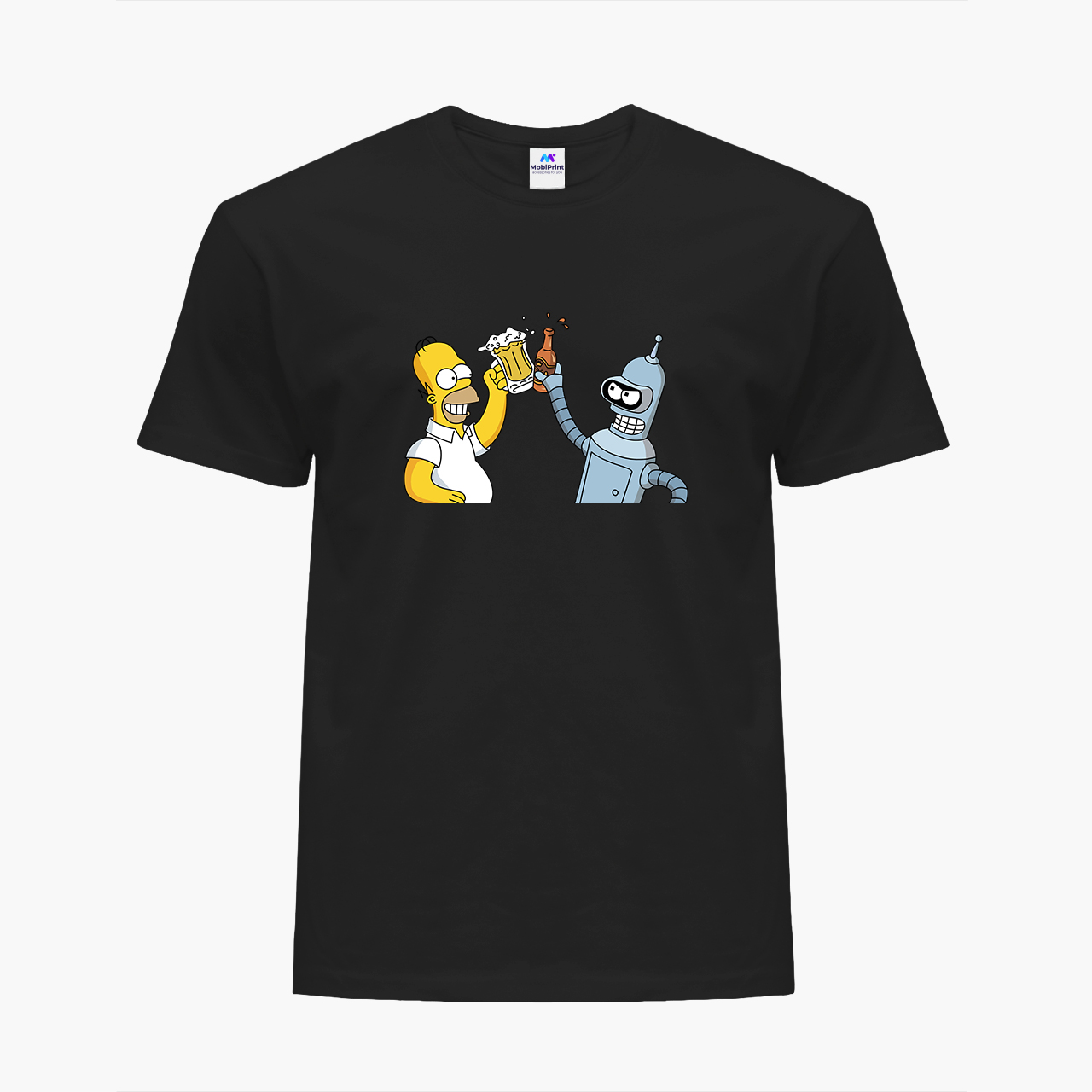 

Футболка мужская Бендер Футурама Гомер Симпсоны (Bender Futurama Homer The Simpsons) (9223-2037-4)  Черная, Футболка мужская Бендер Футурама Гомер Симпсоны (Bender Futurama Homer The Simpsons) (9223-2037-4) XL Черная