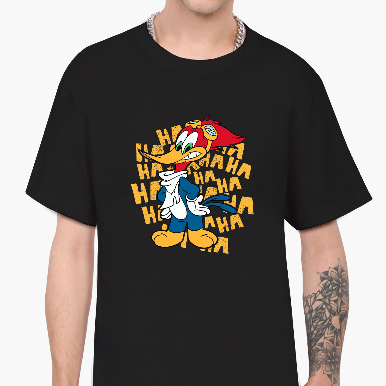 

Футболка мужская Вуди Вудпекер (Woody Woodpecker) (9223-2872-2)  Черная, Футболка мужская Вуди Вудпекер (Woody Woodpecker) (9223-2872-2) M Черная