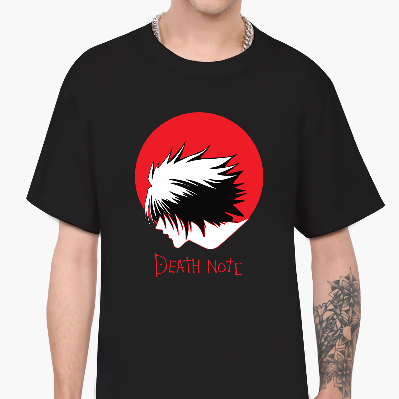 

Футболка мужская Тетрадь смерти Эл Лолайт (Death Note L Lawliet) (9223-2653-4)  Черная, Футболка мужская Тетрадь смерти Эл Лолайт (Death Note L Lawliet) (9223-2653-4) XL Черная