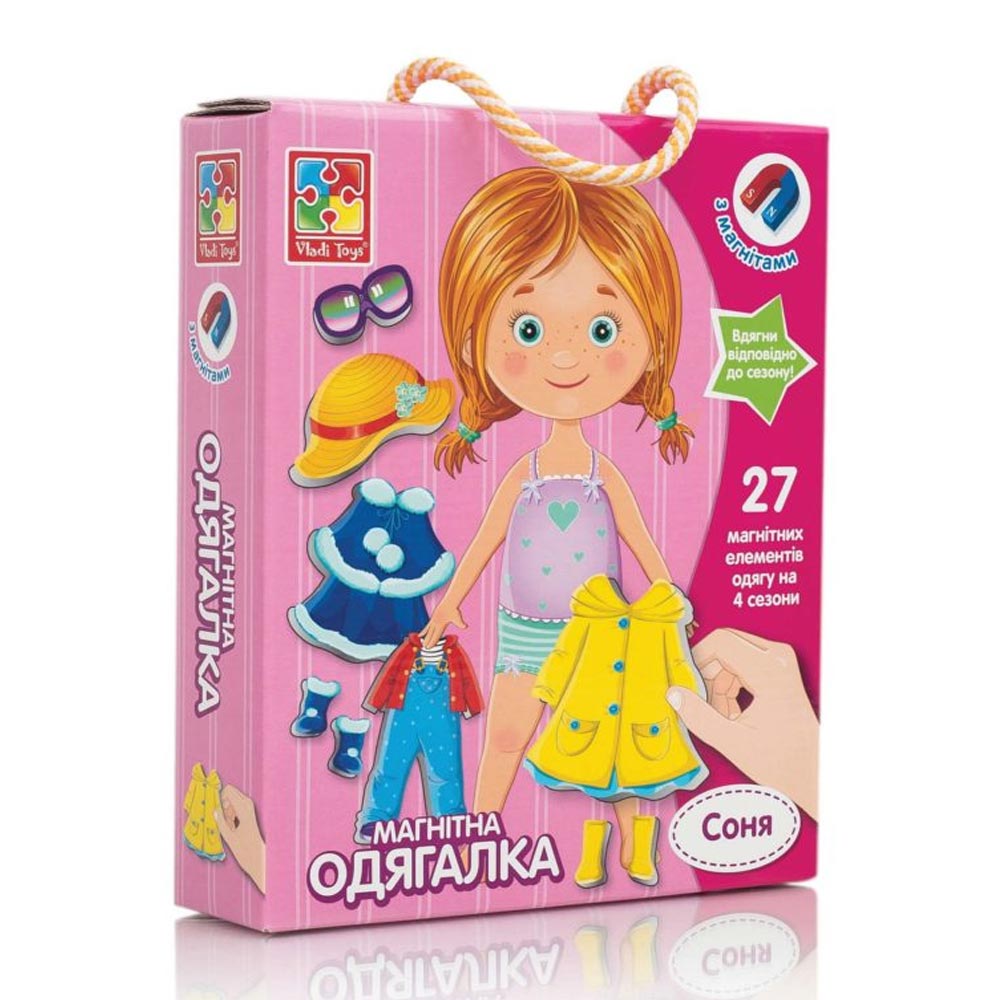 

Игра настольная Vladi Toys Магнитная одевалка Соня (VT3702-03)
