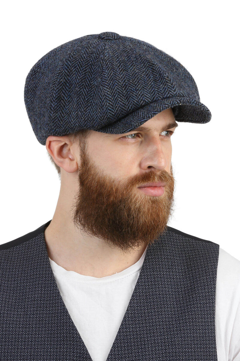 

Кепка восьмиклинка синяя в елочку 63см Westward