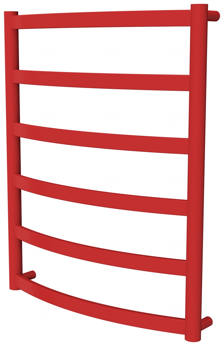 

Сушилка для полотенец Maxima 6 красная RAL3020 лесенка 650x532, red