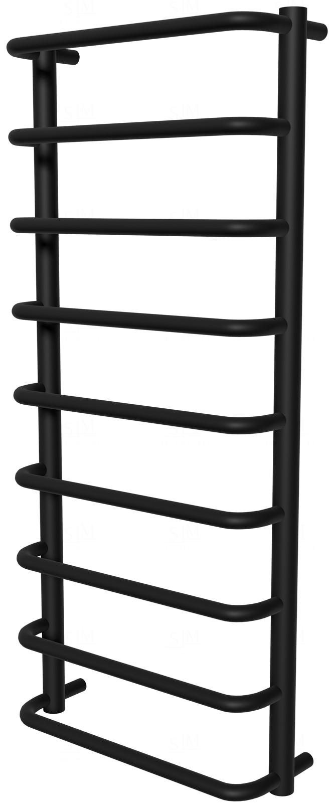 

Сушка для полотенец Modern 9 черная RAL9005 лесенка 950x432, black