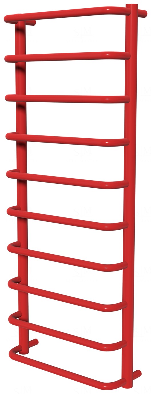 

Полотенцесушитель Modern 10 красная RAL3020 лесенка 1050x432, red