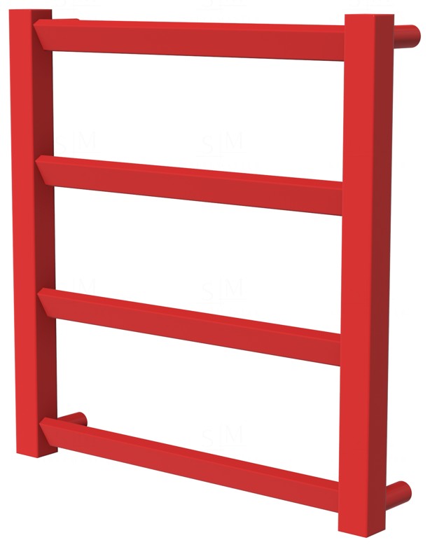 

Красная сушка для полотенец Slide 4 RAL3020 лесенка 450x430, red