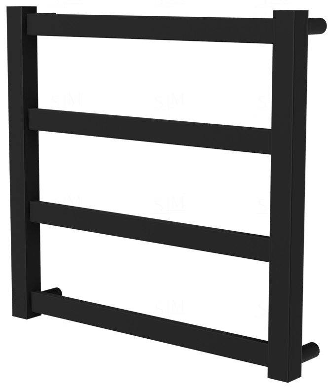 

Полотенцесушитель Extra 4 черная RAL9005 лесенка 450x480, black
